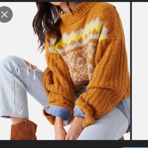 Free people alpine pullover sweater